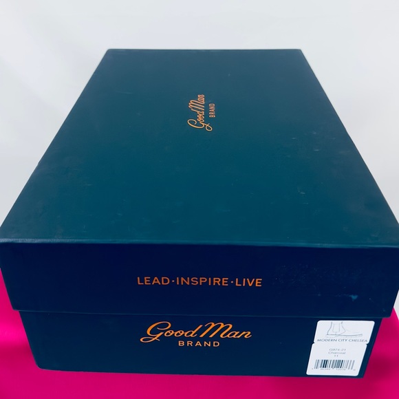 Good Man Brand Charcoal Gray Modern City Chelsea Lug Sole Slip On Ankle … - Picture 7 of 16